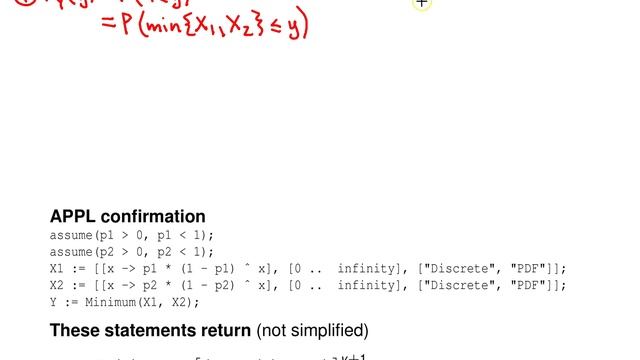 Cumulative distribution technique -- Example 3 смотреть онлайн