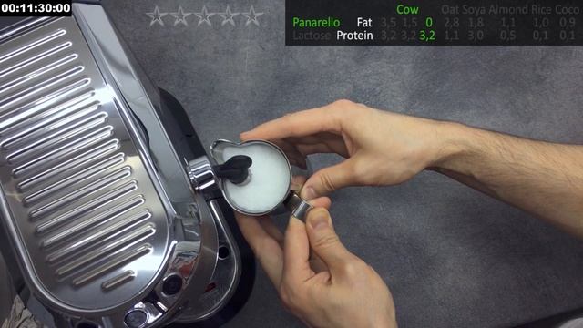 Different milk steaming on Delonghi Dedica 680 смотреть онлайн