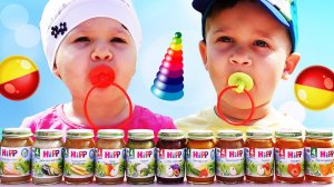 ✿ BABY FOOD Challenge ДЕТСКОЕ ПИТАНИЕ Челлендж Вызов Принят Челленджи от Диана Шоу