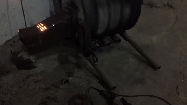 Печь булерьян с горелкой на отработке смотреть онлайн