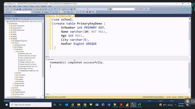 Session11 - SQL Server - Primary Key смотреть онлайн