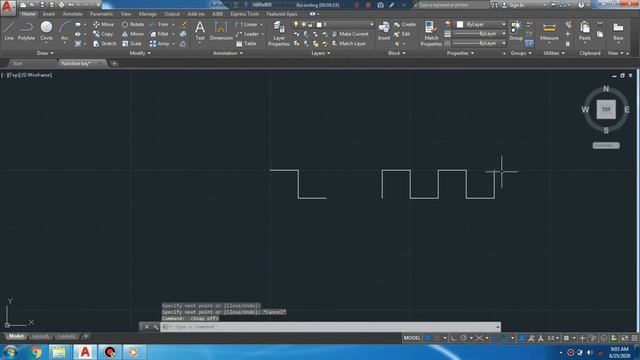 AutoCAD Tutorial #4| Use of Function Keys and their Shortcuts in AutoCAD (Tamil) - Part 2 смотреть онлайн