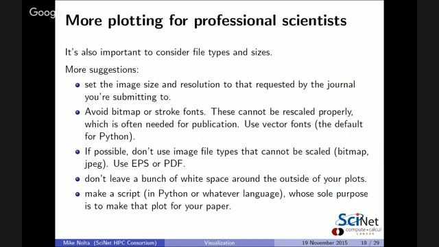 Research Computing with Python lecture 6: Visualization смотреть онлайн