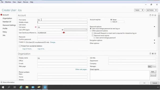LAB GUIDE:7 Create User in Active Directory смотреть онлайн