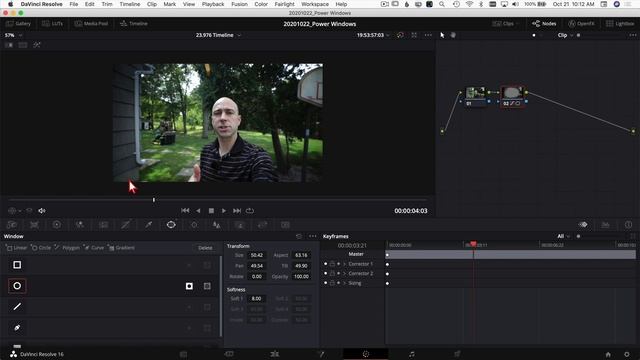 Power Windows Basics in DaVinci Resolve | Tutorial смотреть онлайн