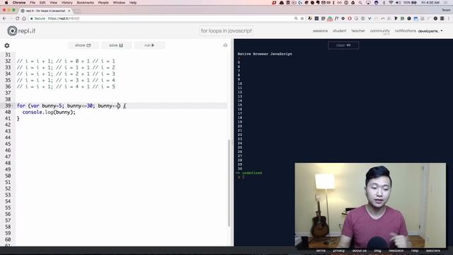 Learn Javascript Programming #4: For Loops (Looping Through Numbers, Arrays, Objects) смотреть онлайн