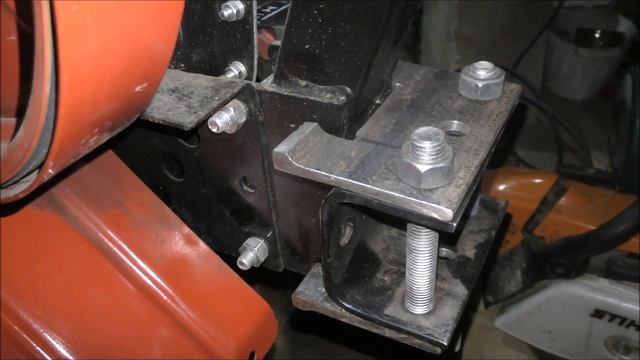 Усиление прицепной скобы мотоблока Ока