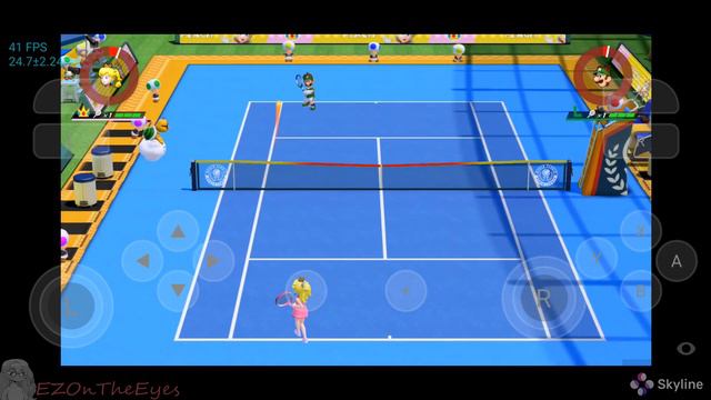 Mario Tennis Aces PLAYABLE On PHONES At 100FPS? | Skyline Edge Switch Emulator For Android