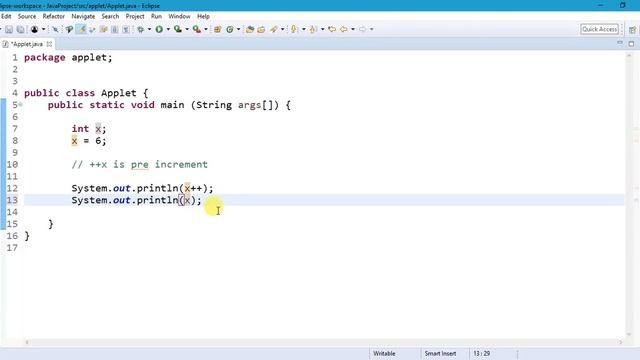 Java Tutorial For Beginners 10 - Increment and Assignment Operators смотреть онлайн