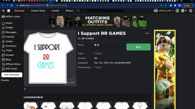 How to add shirt id to Roblox BUY MY BUILD смотреть онлайн