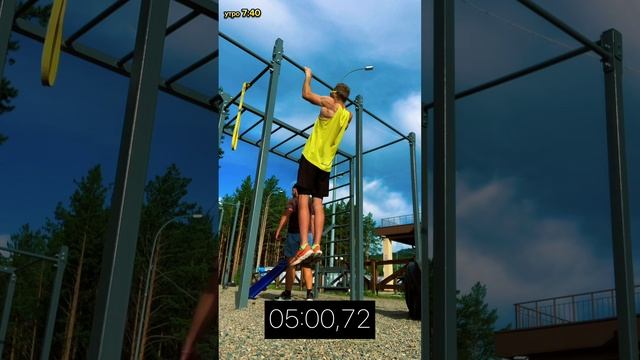 60 подтягиваний на зарядке / тренировка на хват смотреть онлайн