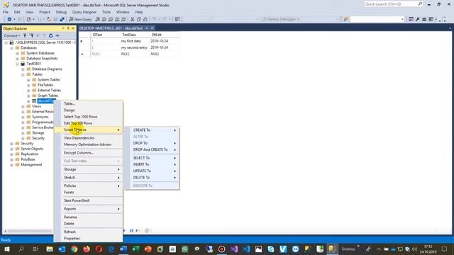 SQL Commands SELECT INSERT UPDATE DELETE on SQL Server смотреть онлайн