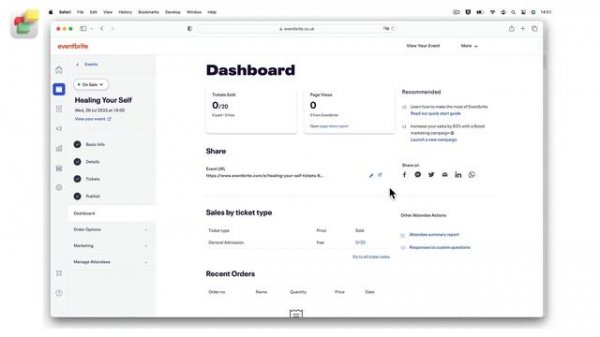 Easily Integrate Your Eventbrite Event Into Your EverWeb Website!
