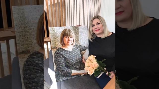 Фотомозаика с частичным заполнением плитками смотреть онлайн