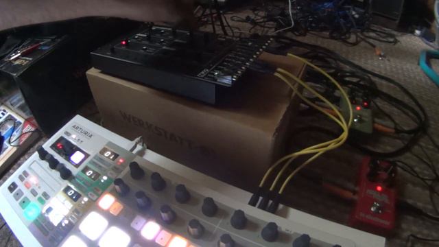 Using Moog Werkstatt-01 With Arturia Beatstep Pro