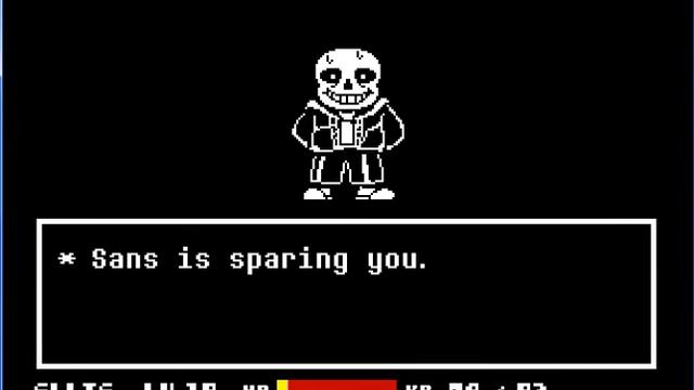 Undertale - Sans boss fight смотреть онлайн