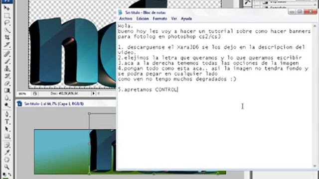 Como crear banner con Photoshop CS3 ncL1 смотреть онлайн