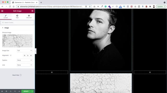 How to Make Realistic Cracked Skin Portrait in Elementor | WordPress Elementor Pro Tutorial смотреть онлайн
