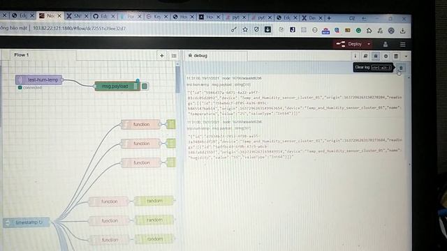 Node RED MQTT broker recieve data from EdgeX смотреть онлайн