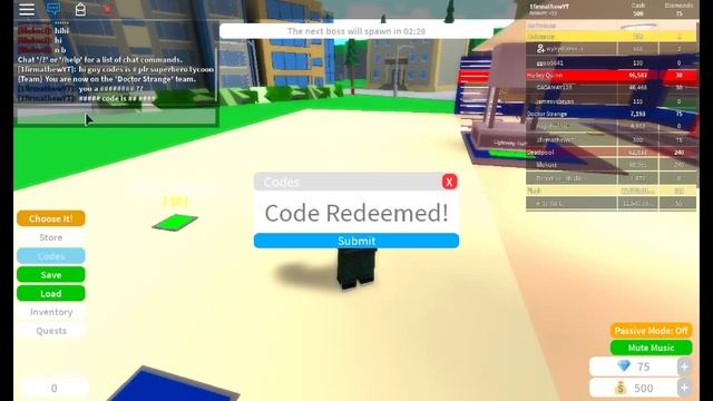 All Codes Roblox 2 Player Superhero Tycoon (2019)
