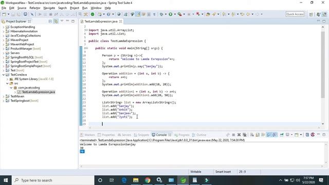 Java 8 Lambda Expression - 7 Iterating list using Foreach Loop смотреть онлайн