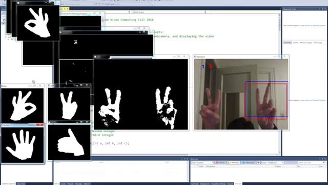 Gesture Recognition Based on Template Matching смотреть онлайн