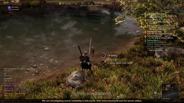 Acquire Medium Salmon (Fisherfolk Needed) New World смотреть онлайн