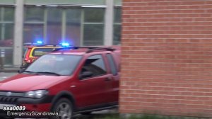 Fire Trucks & Ambulances responding (compilation) SWEDEN