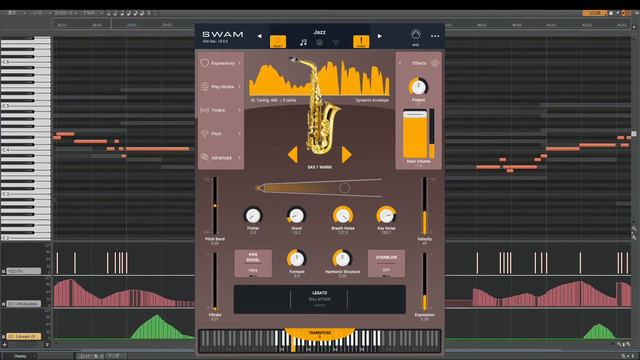SWAM Alto Saxophone v3: Moon River смотреть онлайн