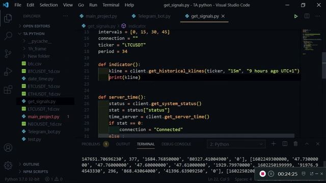 Telegram bot - RSI alert - الدرس - 10 - إرسال التنبيهات على التيليغرام - الجزء الثاني смотреть онлайн