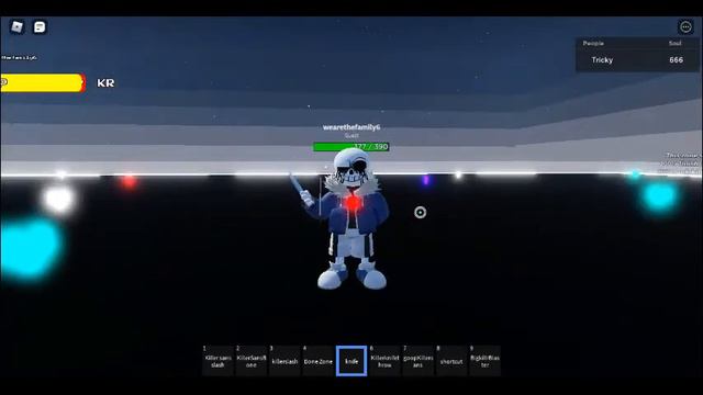 Killer sans showcase (When the multiverse is SUS) смотреть онлайн