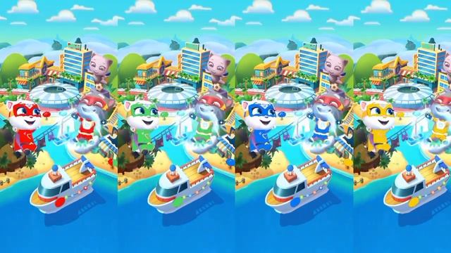 Talking Tom Hero Dash - New ULTRAHERO -All Rainbow Heroes - Red,Green,Blue,Yellow | Full HD Gamepla смотреть онлайн