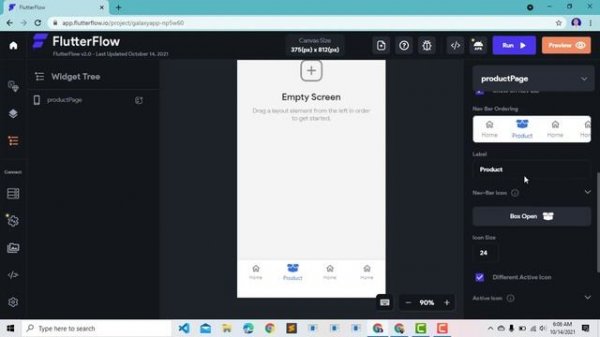 FlutterFlow - Bottom Navigation Bar