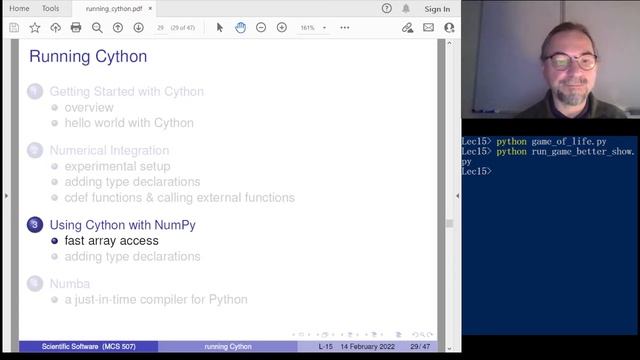 Running Cython смотреть онлайн
