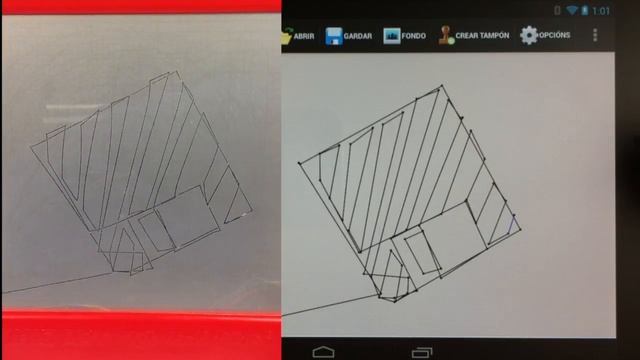 Etch-a-sketch Arduino + Android смотреть онлайн