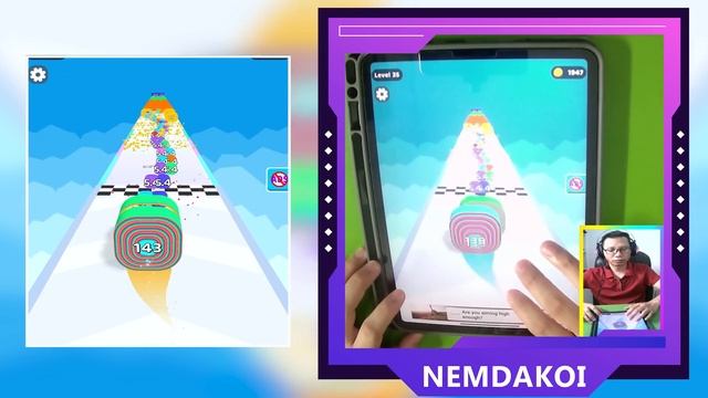 Top Video Tiktok Gameplay - Satisfying Mobile Game Max Levels Ball Merge 2048, Going Ball ... EMAOT смотреть онлайн