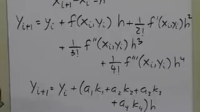 Chapter 08.04: Lesson: Runge Kutta 4th Order Method: Formulas смотреть онлайн