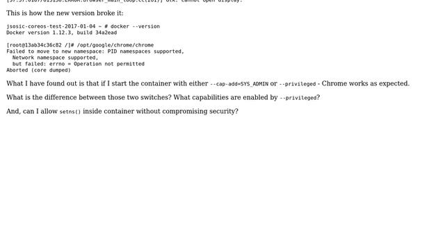 DevOps & SysAdmins: Chrome under Docker: CAP_SYS_ADMIN vs privileged? (2 Solutions!!) смотреть онлайн