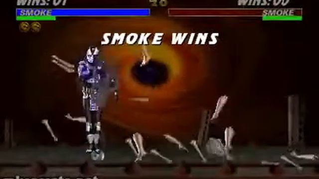 Бесплатные игры онлайн Mortal Kombat 3 Fatality 2 Smoke смотреть онлайн