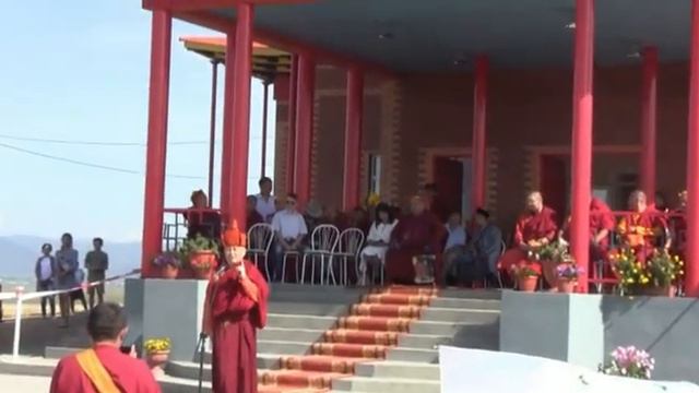 Открытие Загустайского дацана