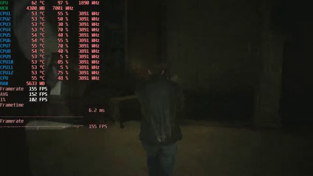 XEON e5 1650 + RTX2060 in Resident Evil 2 Biohazard 2 смотреть онлайн