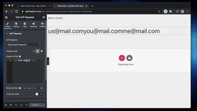 Advanced custom fields repeater(ACF) - Dynamic content for elementor смотреть онлайн