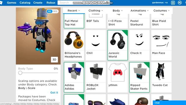 Roblox-Инвентарь одежды в роблоксе! смотреть онлайн