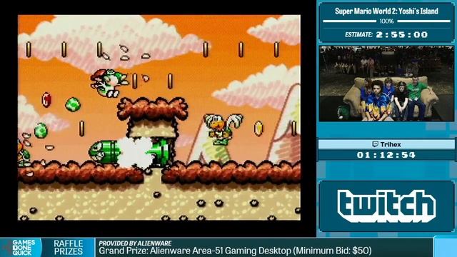 Super Mario World 2: Yoshi's Island by Trihex in 2:42:44 - Summer Games Done Quick 2015 - Part 1 смотреть онлайн