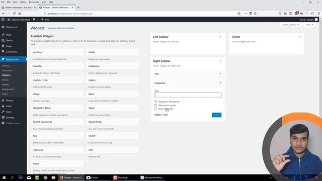 What are Widgets in Wordpress in Urdu Hindi - WP # 11 смотреть онлайн