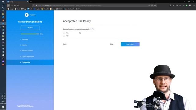 Compliance - Build a WordPress Website - Lesson 5 (Free Privacy Policy) смотреть онлайн
