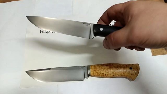 Обзор ножей от Андрея Горшкова из стали BOHLER S390 смотреть онлайн