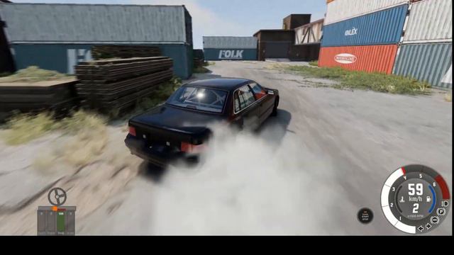 Drifting Gavril Grand Marshal - BeamNG.drive смотреть онлайн