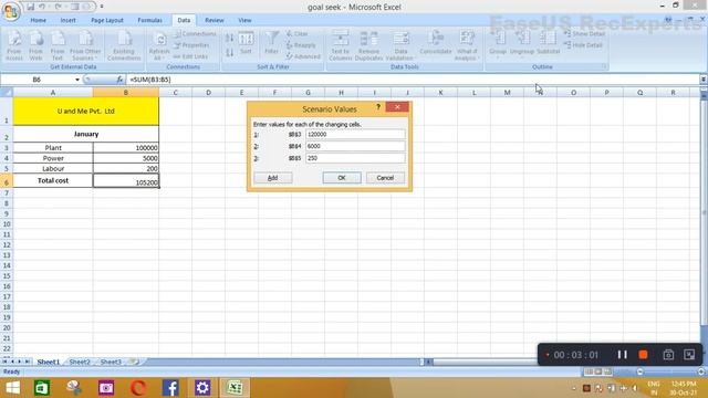 How to use Scenario Manager in Excel смотреть онлайн