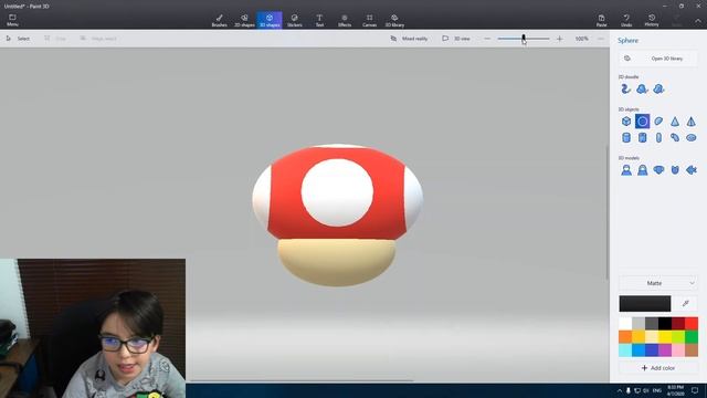 Paint 3D Champiñon Super Mario смотреть онлайн
